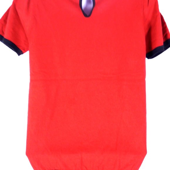 Women's Short Sleeve Crewneck Cat Print Casual T-Shirt Sweater - Picture 3 of 4